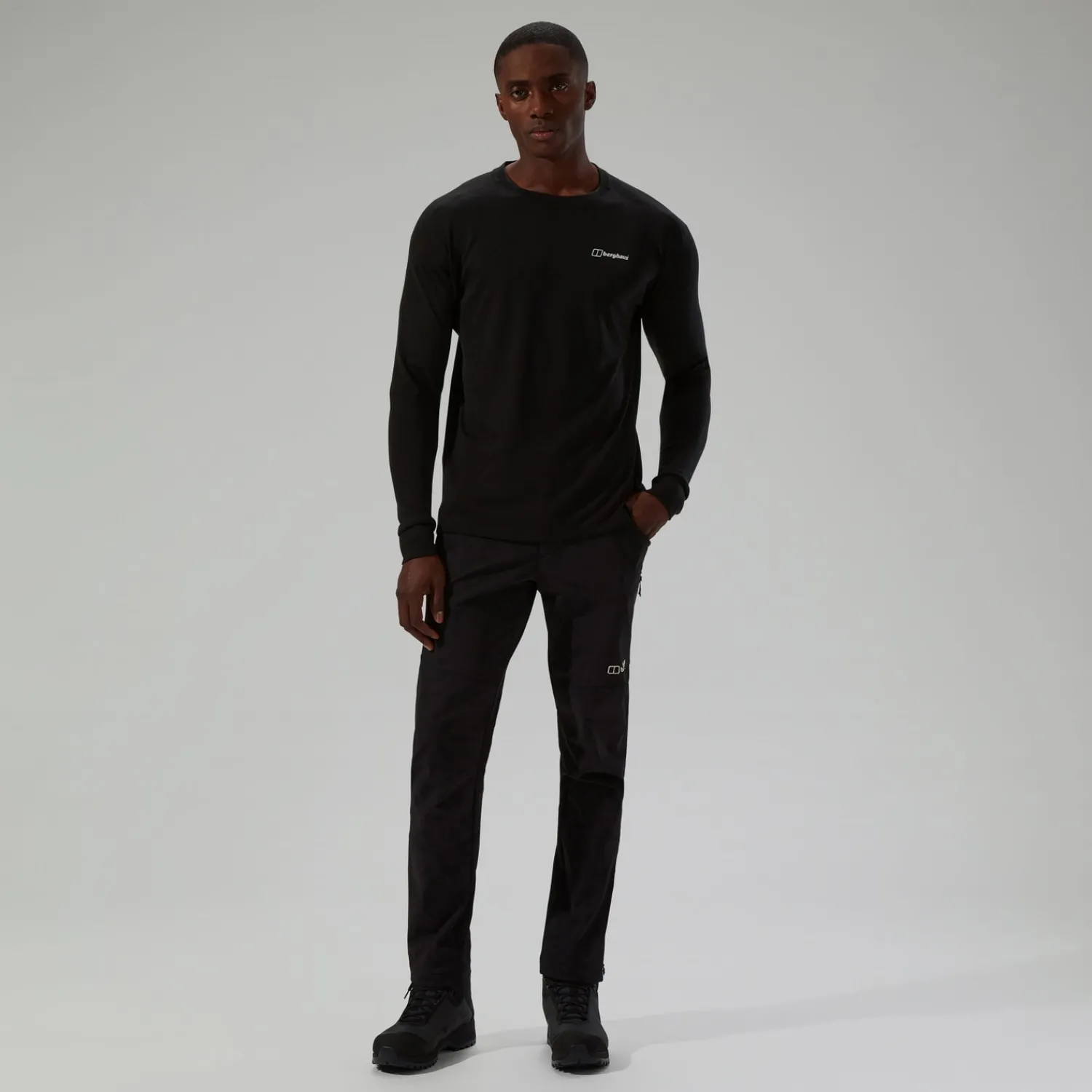 Berghaus Men's Ivyhill Crew - Black Clearance