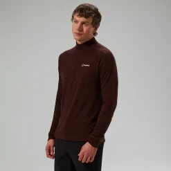 Berghaus Men's Ivyhill Half Zip Top - Brown Outlet