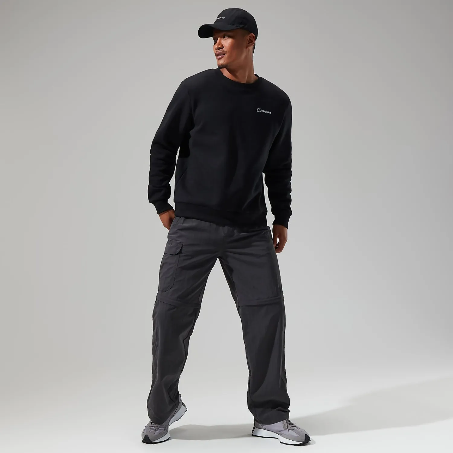 Berghaus Men's Logo Crew Black New
