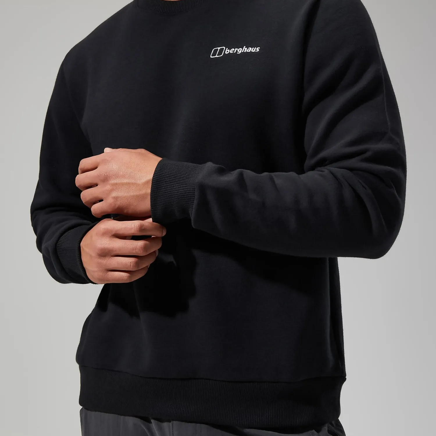 Berghaus Men's Logo Crew Black New