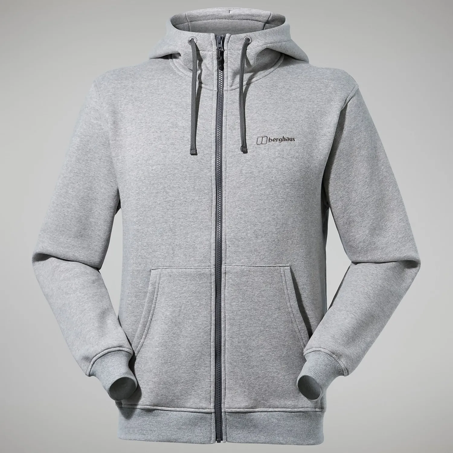 Berghaus Men's Logo FZ Hoody Dark Grey Clearance