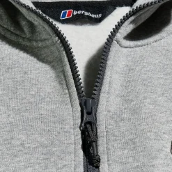 Berghaus Men's Logo FZ Hoody Dark Grey Clearance