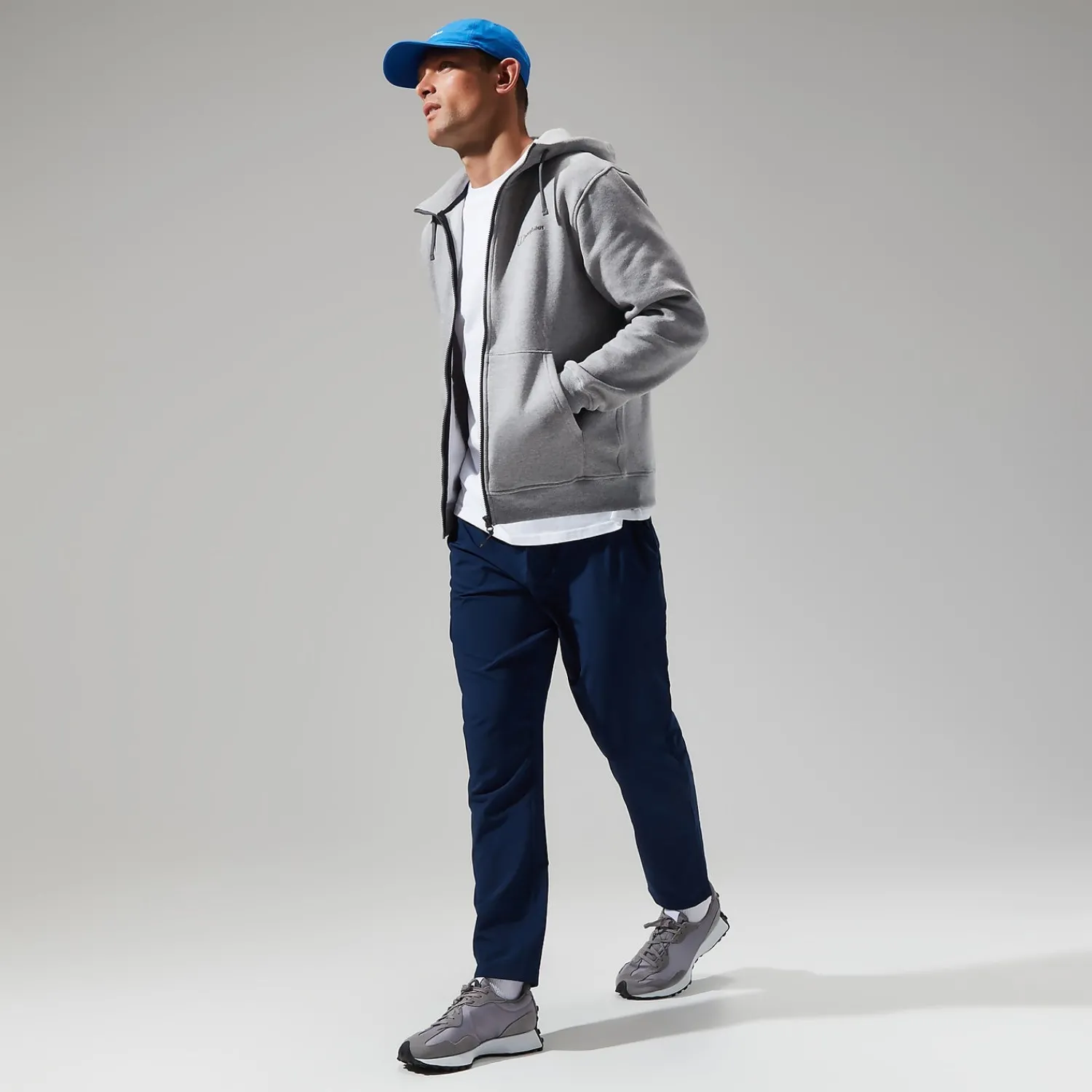 Berghaus Men's Logo FZ Hoody Dark Grey Clearance
