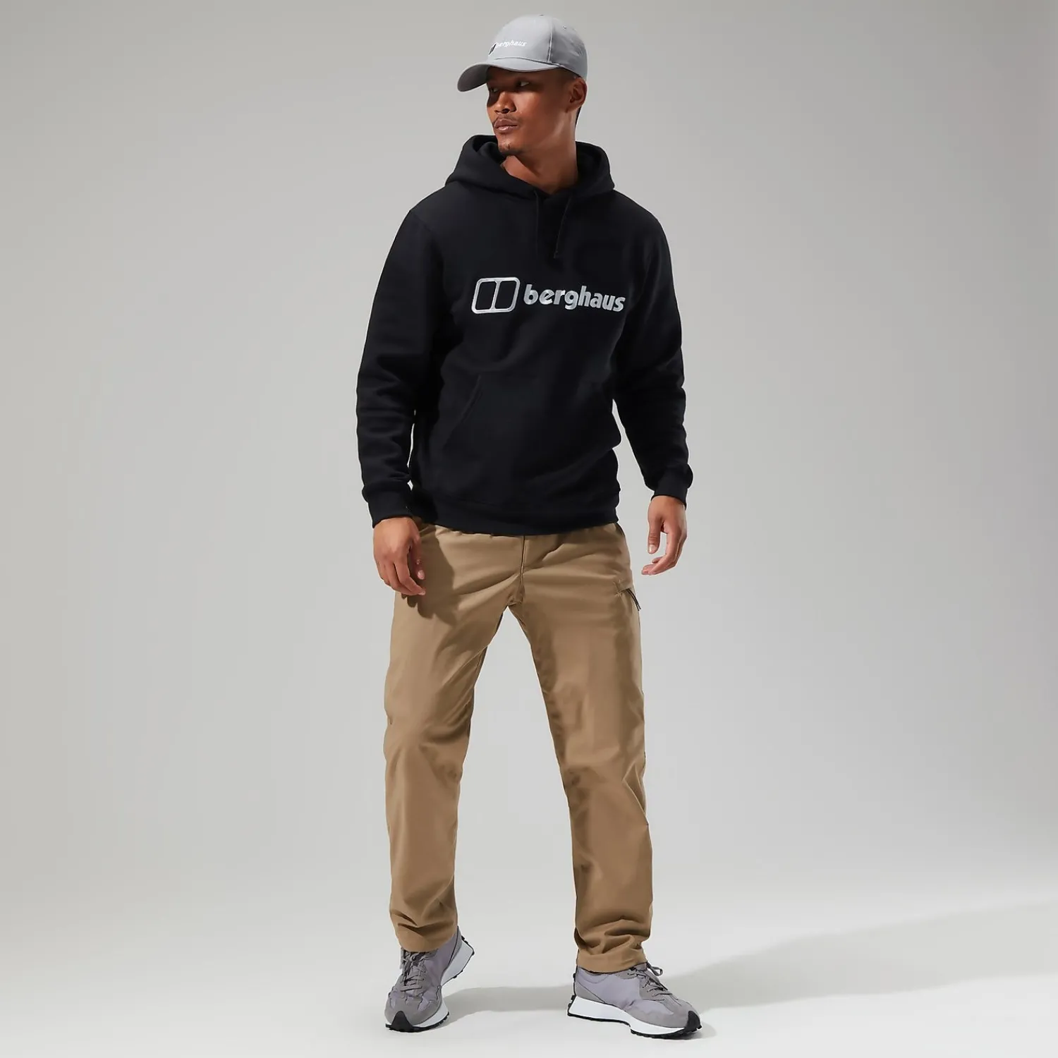 Berghaus Men's Logo Hoody Black New