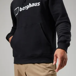 Berghaus Men's Logo Hoody Black New