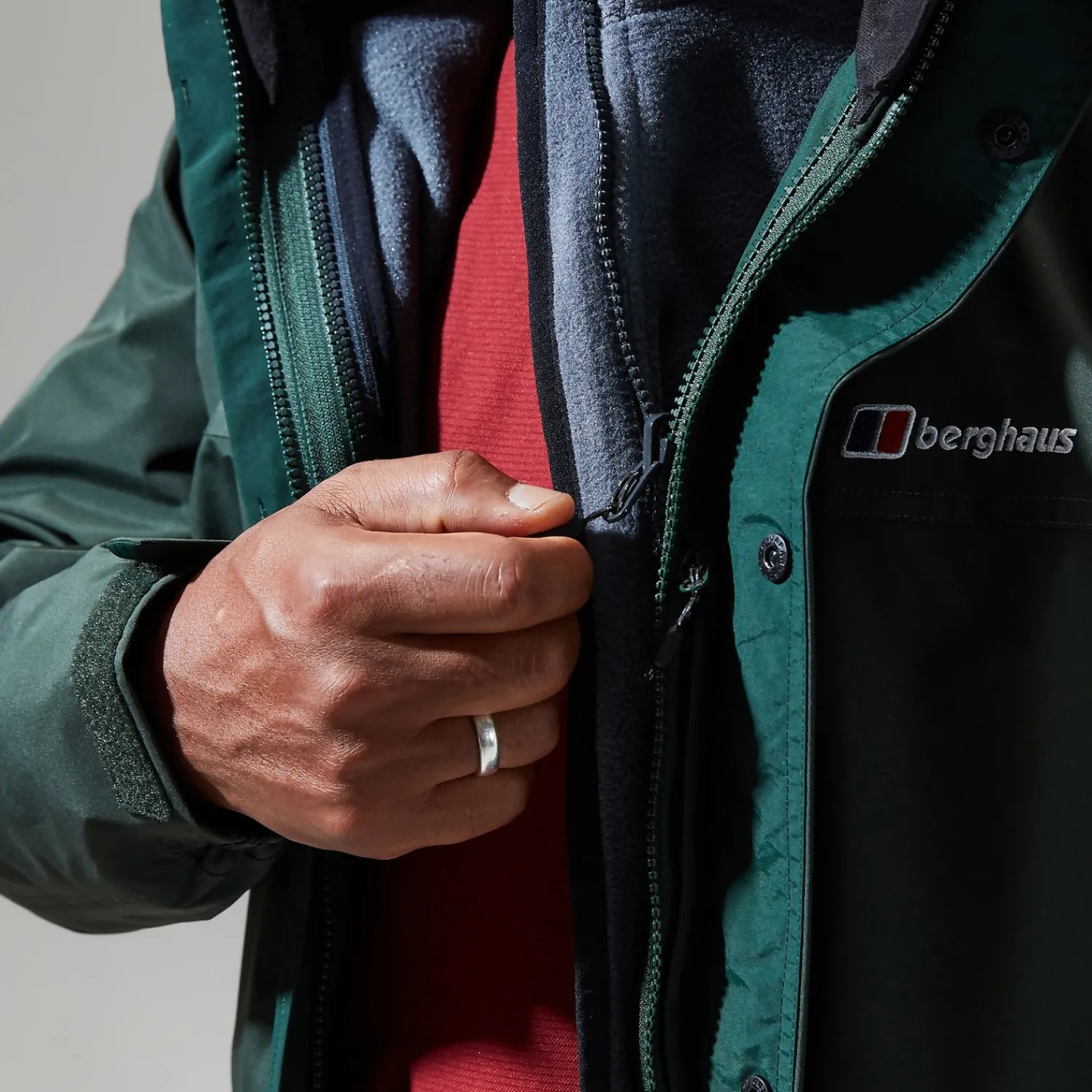Berghaus Men's Long Cornice InterActive Jacket - Dark Green Sale