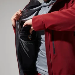 Berghaus Men's MTN Arete Descend GTX Jacket - Dark Red/Black Online