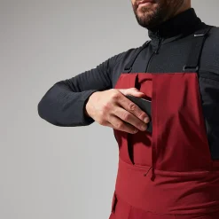Berghaus Men's MTN Arete Descend GTX Bib Pants - Dark Red/Black Best