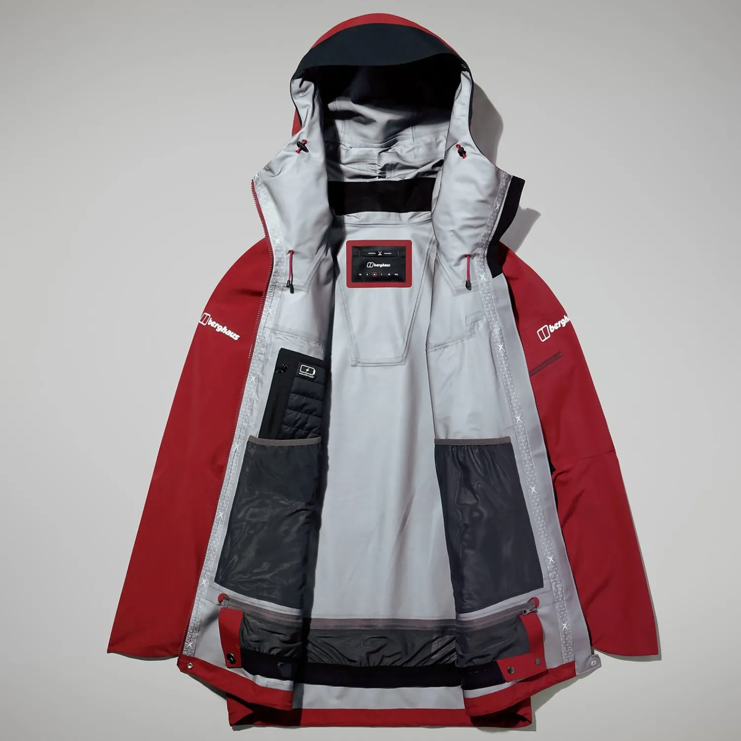 Berghaus Men's MTN Arete Descend GTX Jacket - Dark Red/Black Online