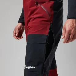 Berghaus Men's MTN Arete Descend GTX Bib Pants - Dark Red/Black Best