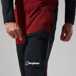 Berghaus Men's MTN Arete Descend GTX Bib Pants - Dark Red/Black Best