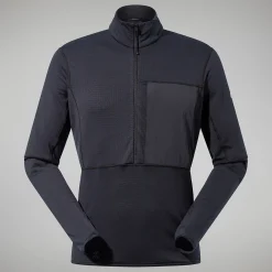 Berghaus Men's MTN Arete LB Half Zip - Black Discount