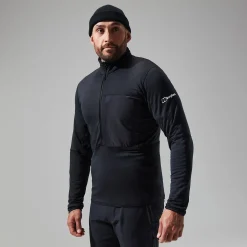 Berghaus Men's MTN Arete LB Half Zip - Black Discount