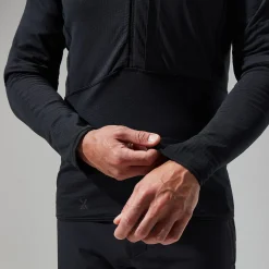 Berghaus Men's MTN Arete LB Half Zip - Black Discount