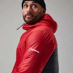 Berghaus Men's MTN Arete LB Synthetic Hoody - Red/Black Online