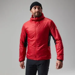 Berghaus Men's MTN Arete LB Synthetic Hoody - Red/Black Online