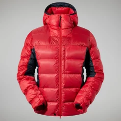 Berghaus Men's MTN Arete Ultra Down Hoody - Red/Black New