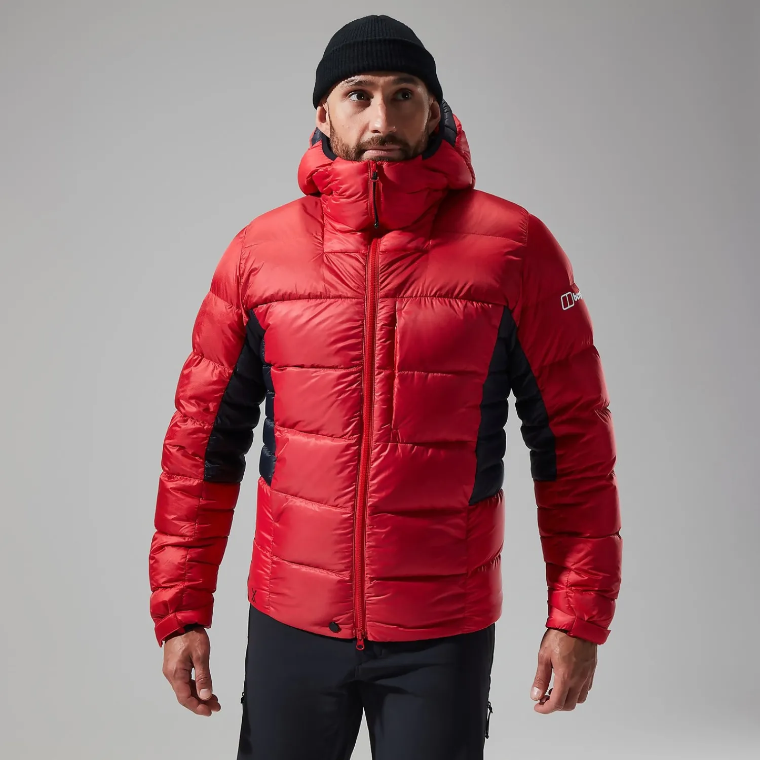 Berghaus Men's MTN Arete Ultra Down Hoody - Red/Black New