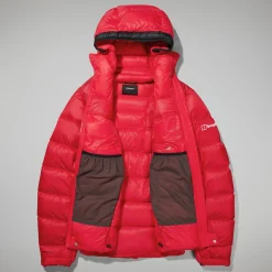 Berghaus Men's MTN Arete Ultra Down Hoody - Red/Black New