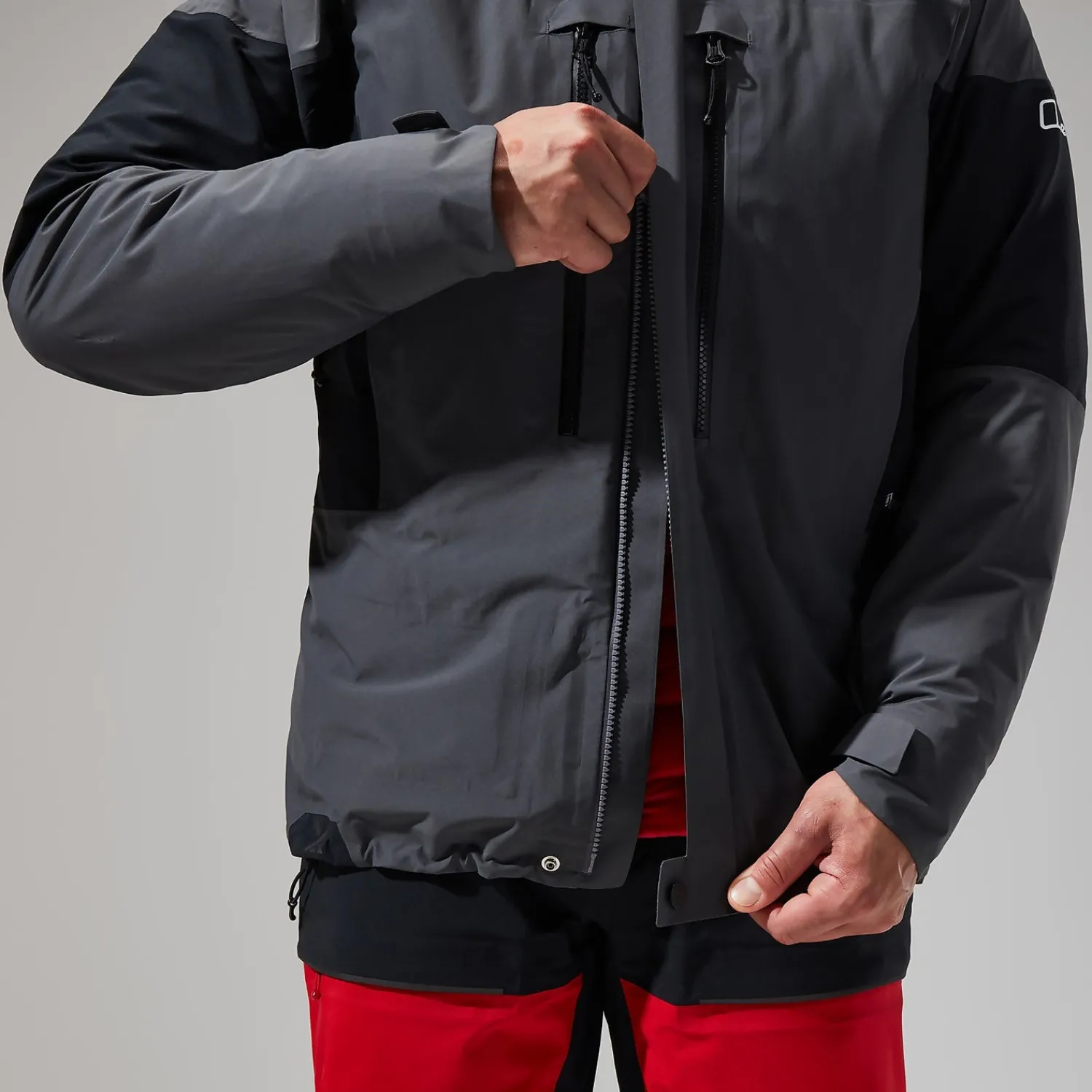 Berghaus Men's MTN Guide GTX Pro Jacket - Grey/Black Clearance