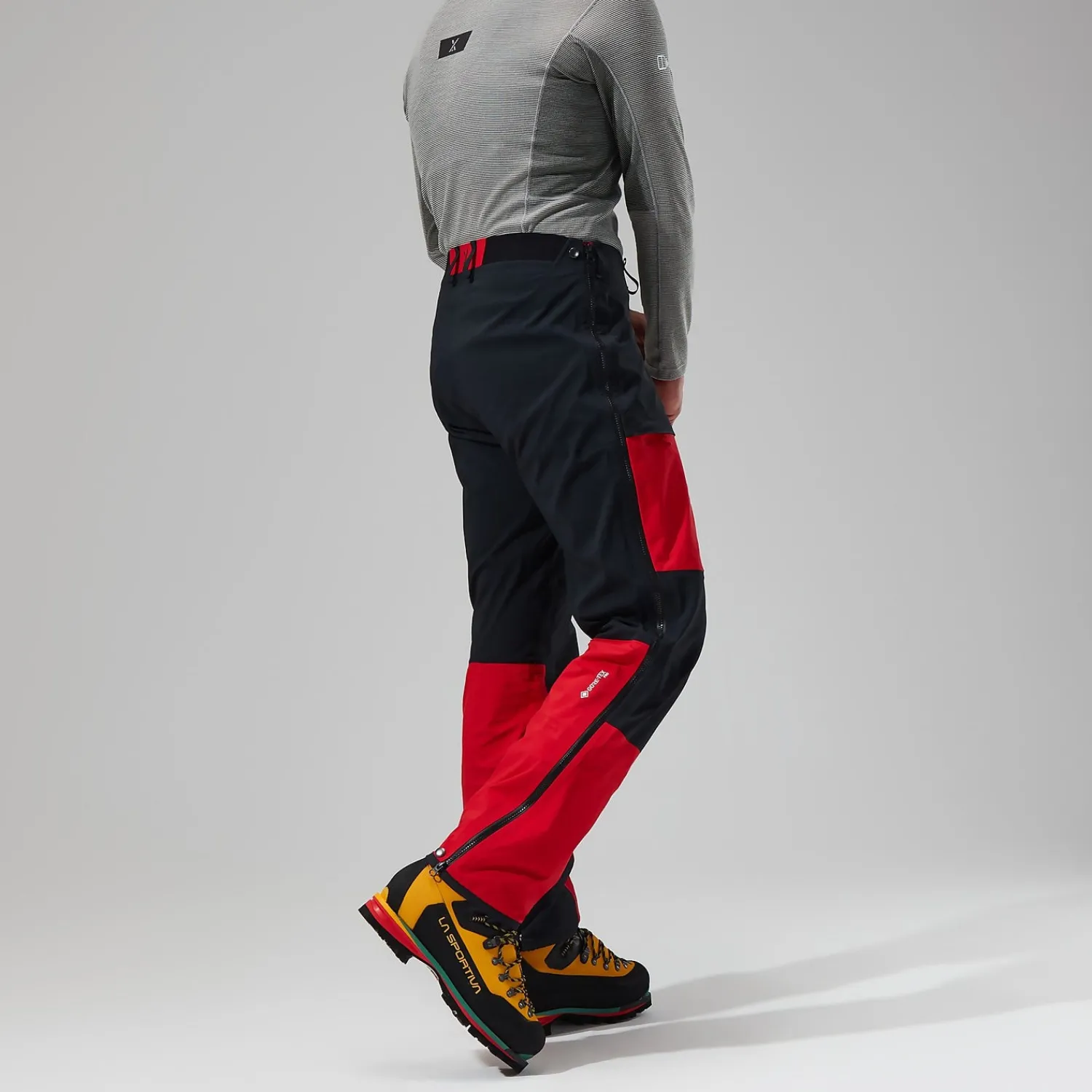 Berghaus Men's MTN Guide GTX Pro Pant - Black/Red Fashion