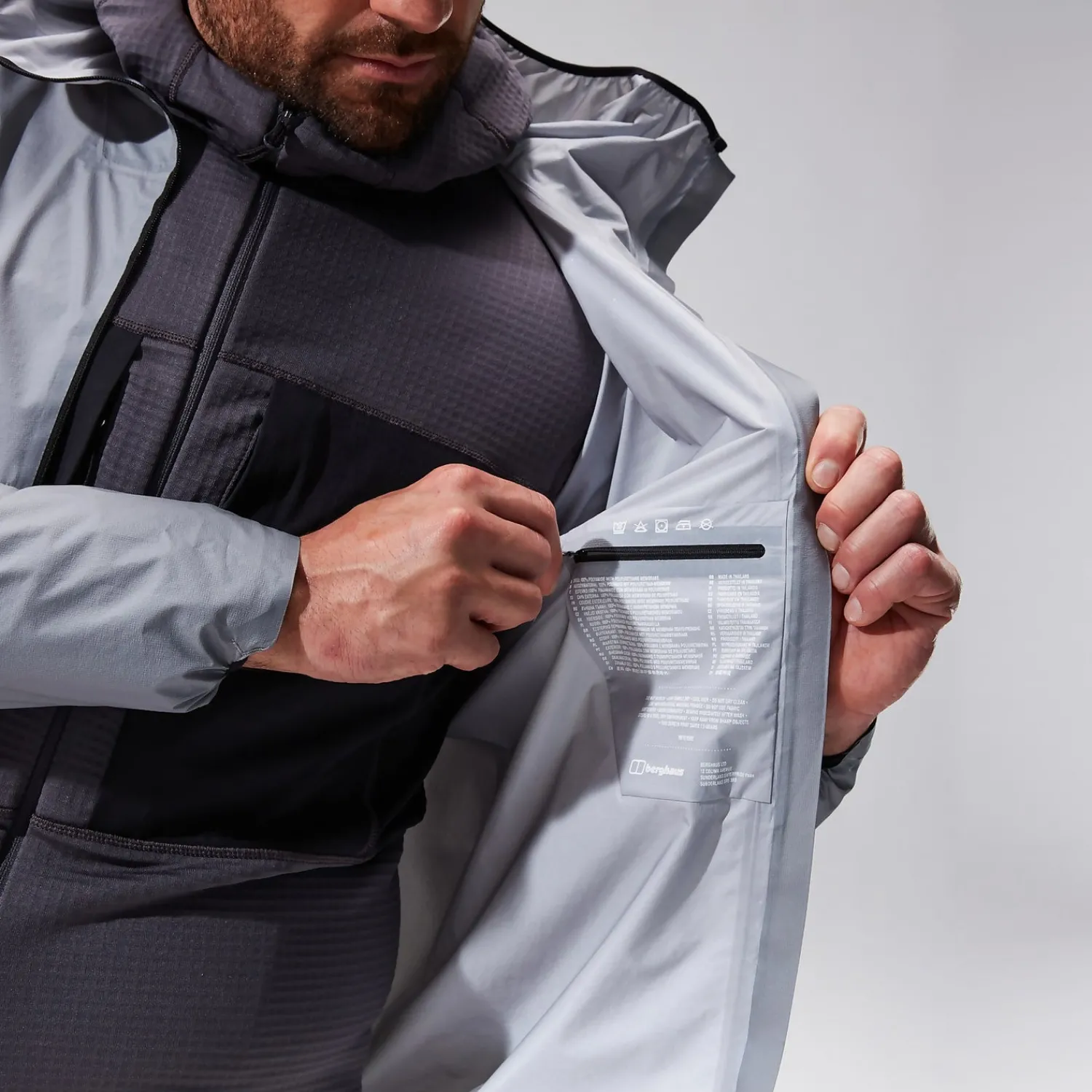 Berghaus Men's MTN Guide Hyper LT Jacket - Grey Outlet