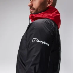 Berghaus Men's MTN Guide Hyper LT Jacket - Black/Red Outlet