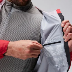 Berghaus Men's MTN Guide Hyper LT Jacket - Black/Red Outlet