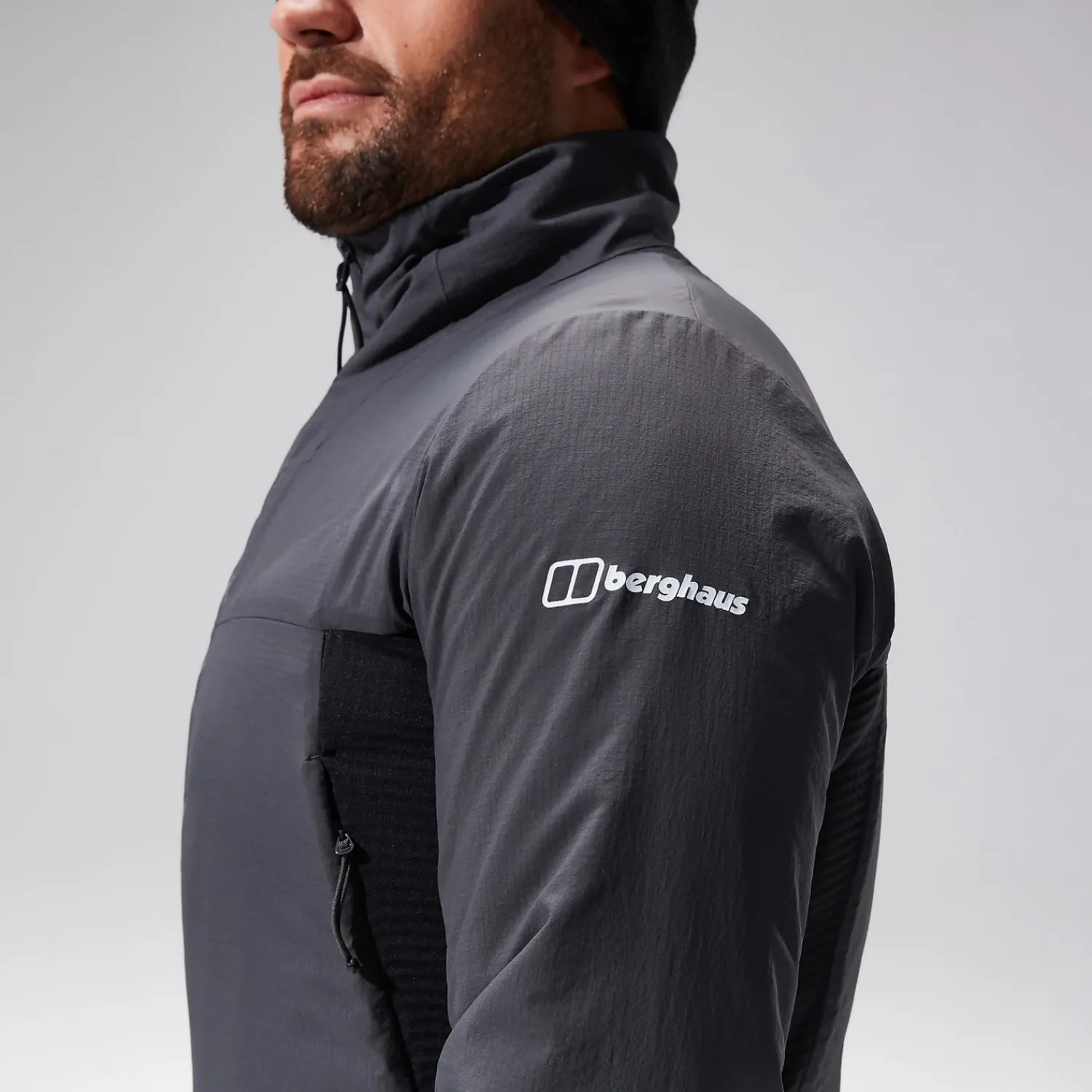 Berghaus Men's MTN Guide MW Hybrid Jacket - Grey/Black Online