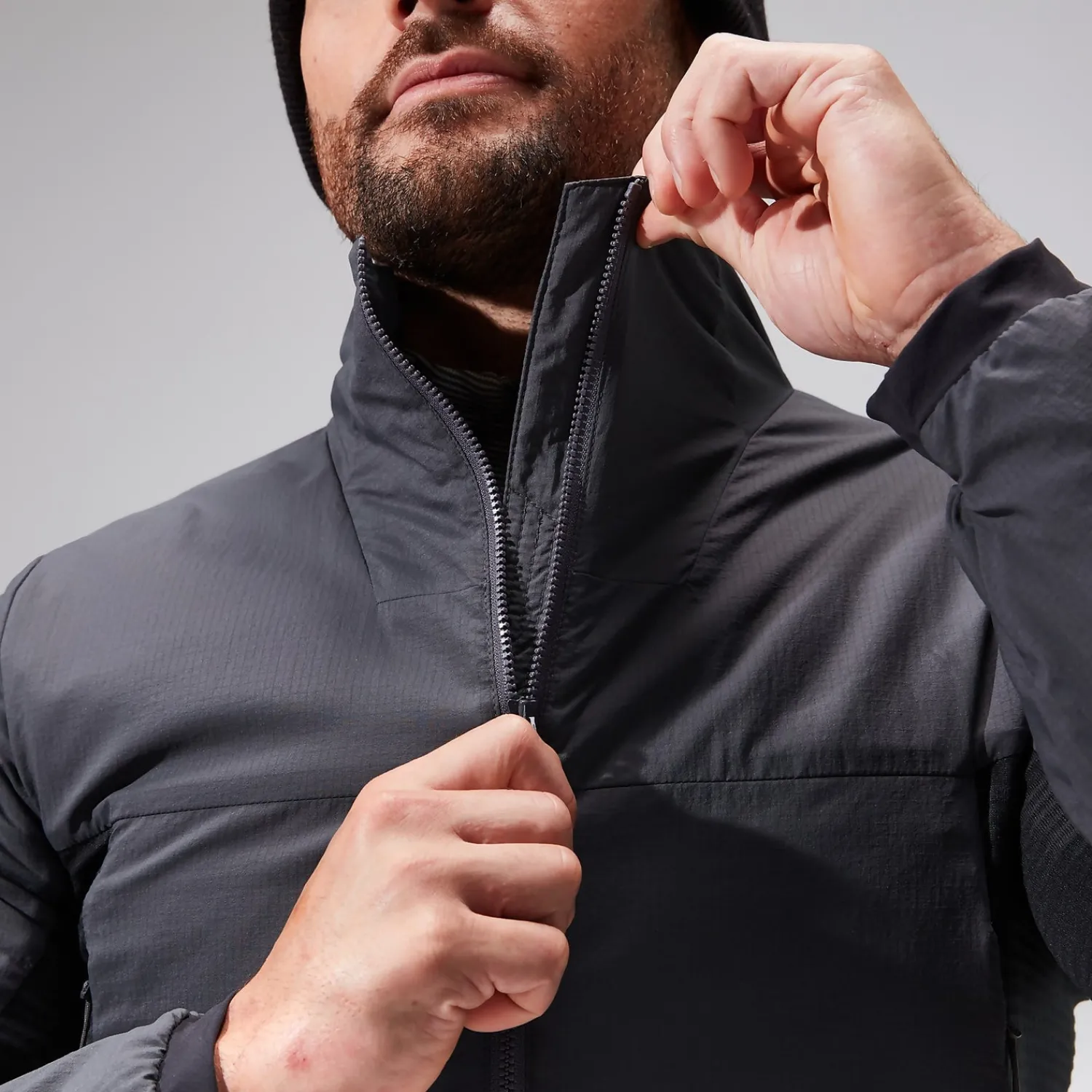 Berghaus Men's MTN Guide MW Hybrid Jacket - Grey/Black Online