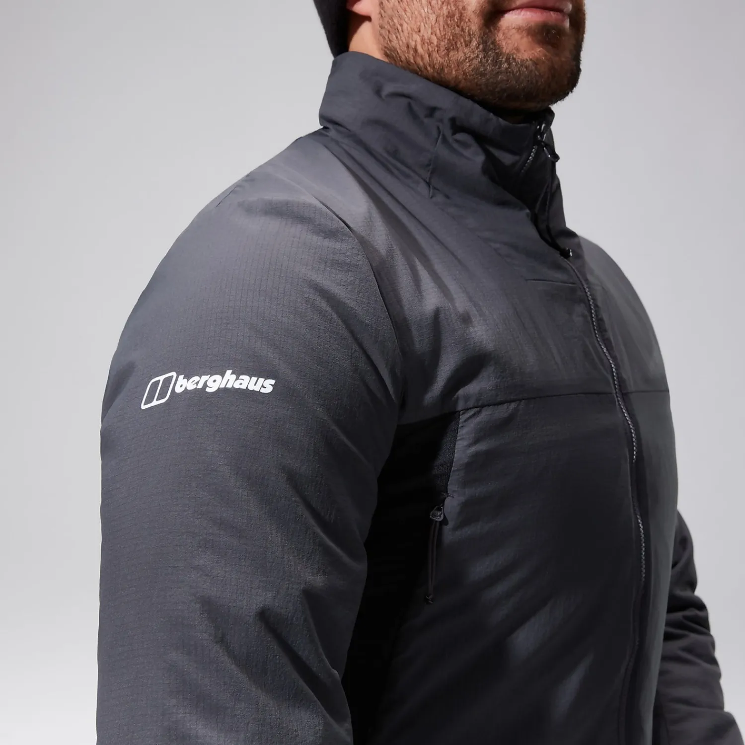 Berghaus Men's MTN Guide MW Hybrid Jacket - Grey/Black Online
