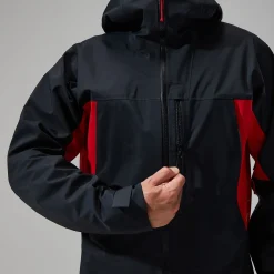 Berghaus Men's MTN Seeker GTX Jacket - Black/Red Outlet