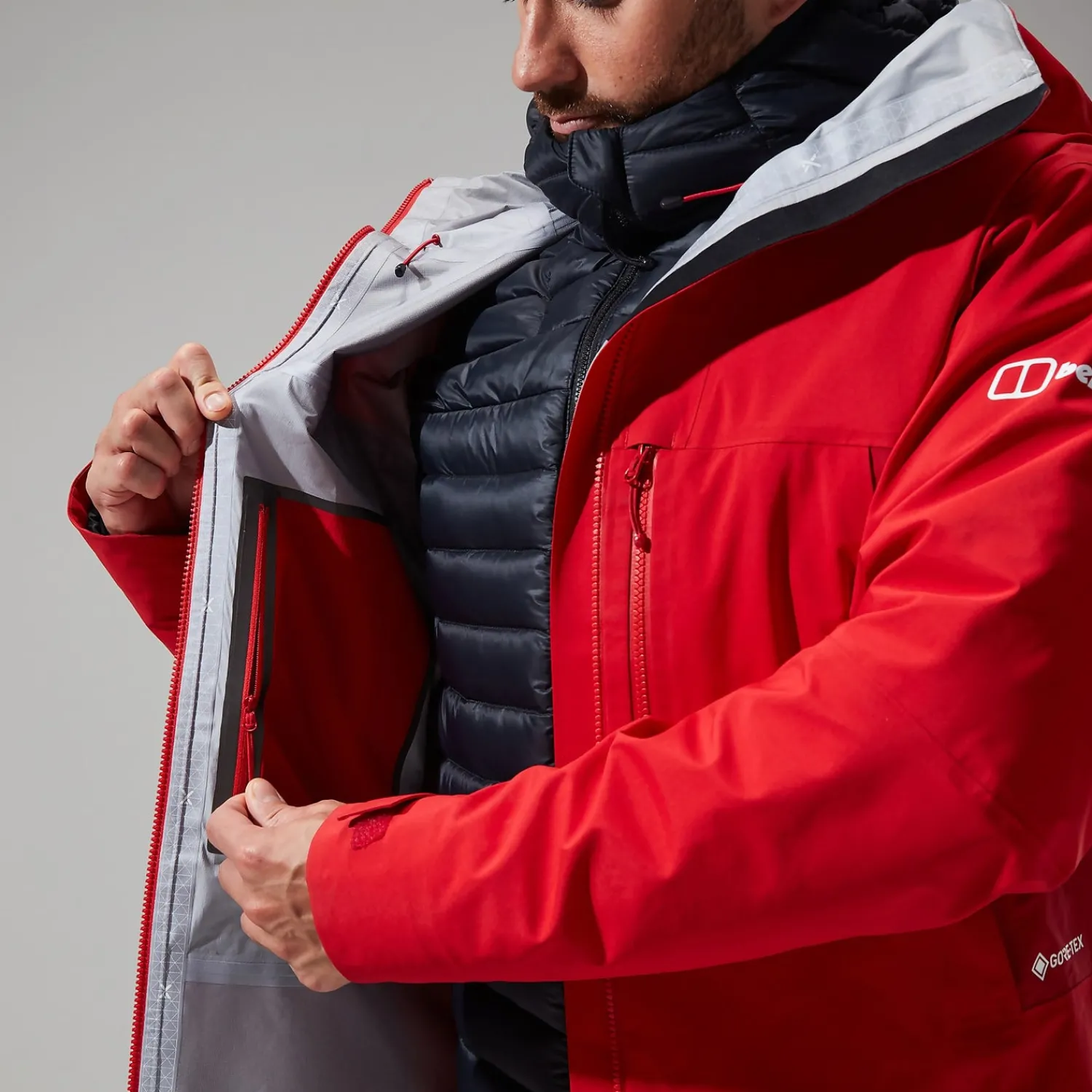 Berghaus Men's MTN Seeker GTX Jacket - Red Fashion