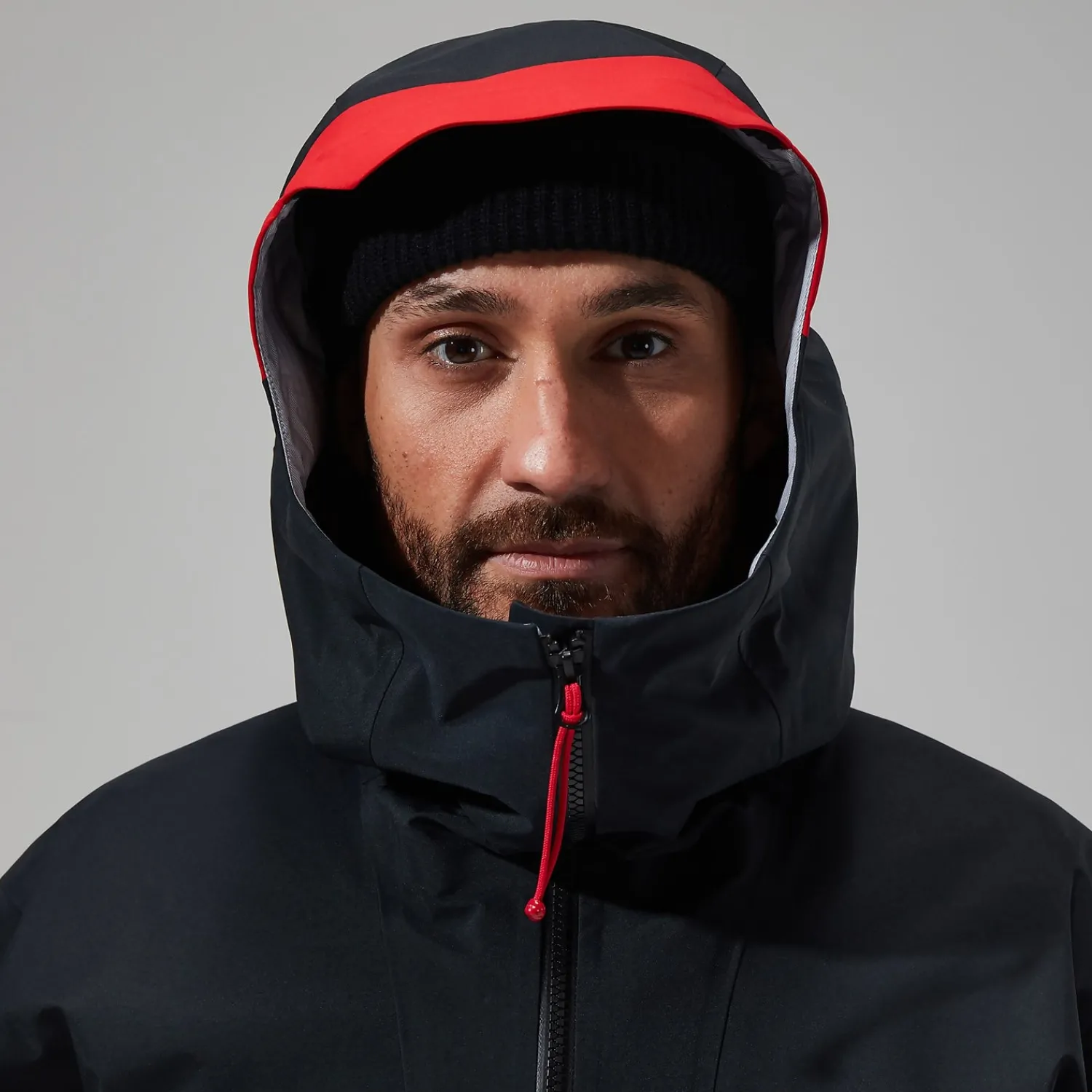 Berghaus Men's MTN Seeker GTX Jacket - Black/Red Outlet