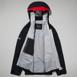 Berghaus Men's MTN Seeker GTX Jacket - Black/Red Outlet