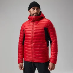 Berghaus Men's MTN Seeker MW Down Hoody - Red/Black Outlet