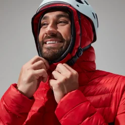 Berghaus Men's MTN Seeker MW Down Hoody - Red/Black Outlet