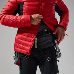 Berghaus Men's MTN Seeker MW Down Hoody - Red/Black Outlet