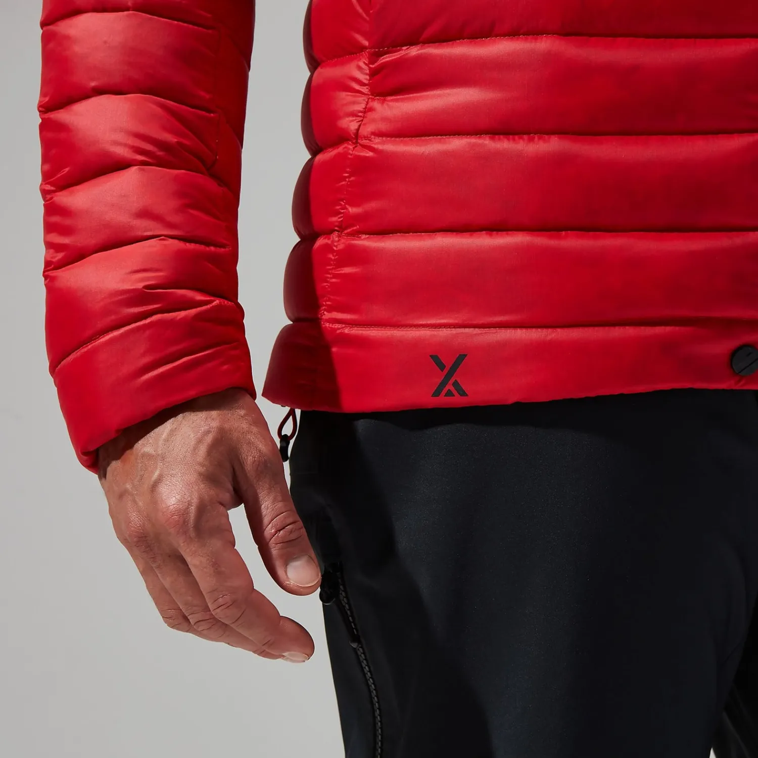 Berghaus Men's MTN Seeker MW Down Hoody - Red/Black Outlet