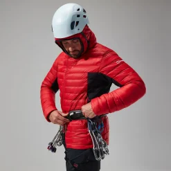 Berghaus Men's MTN Seeker MW Down Hoody - Red/Black Outlet