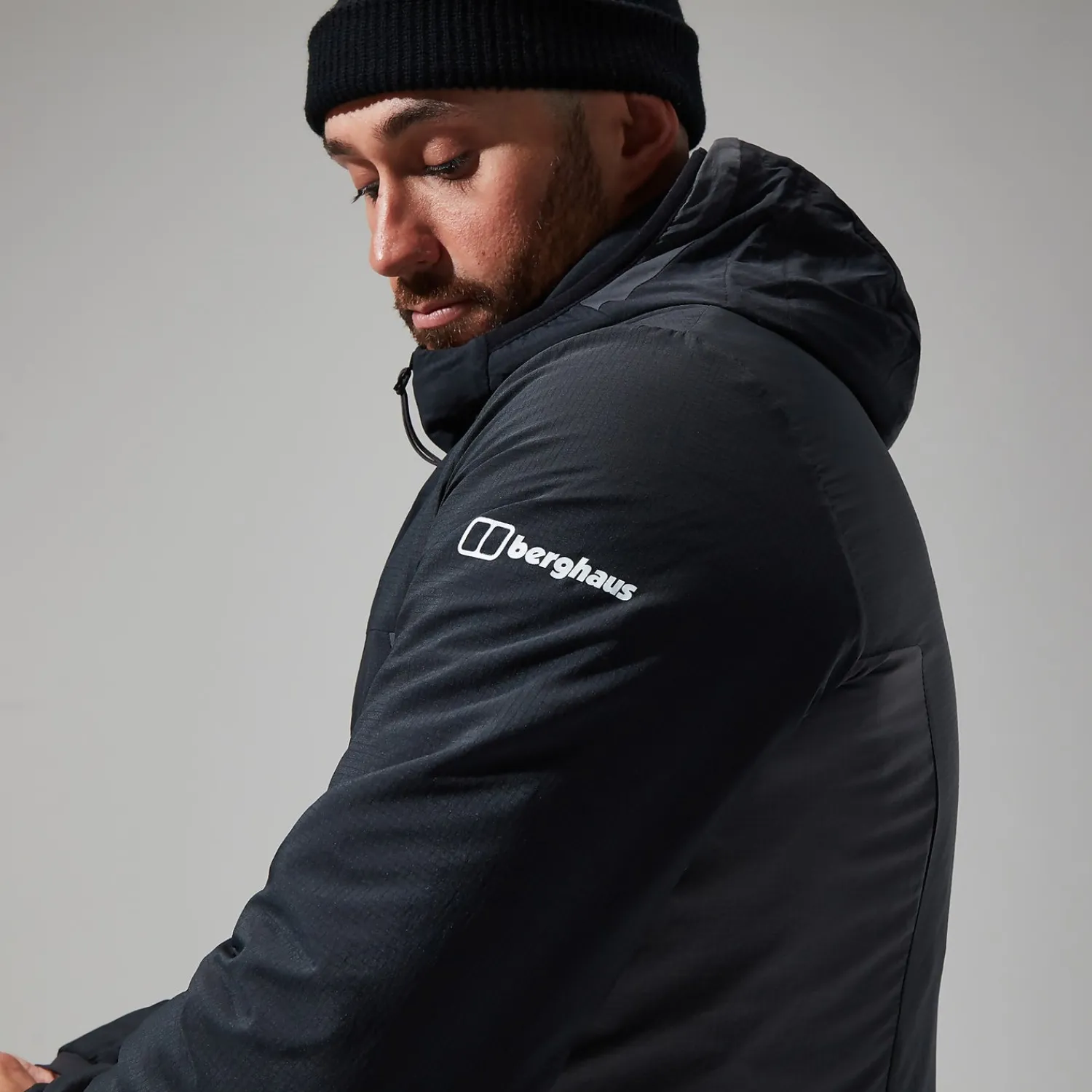Berghaus Men's MTN Seeker MW Synthetic Hoody - Black/Grey Discount