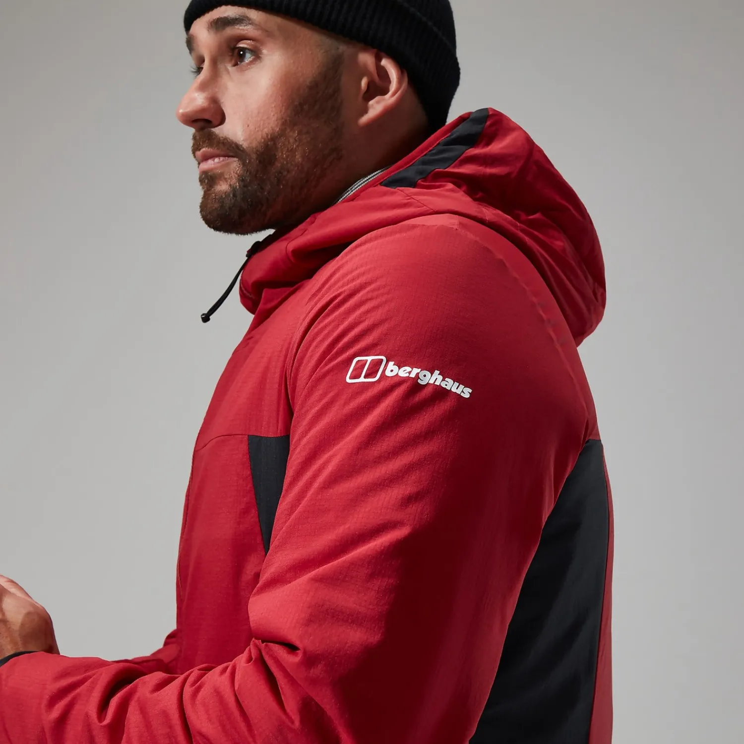 Berghaus Men's MTN Seeker MW Synthetic Hoody - Dark Red/Black Discount