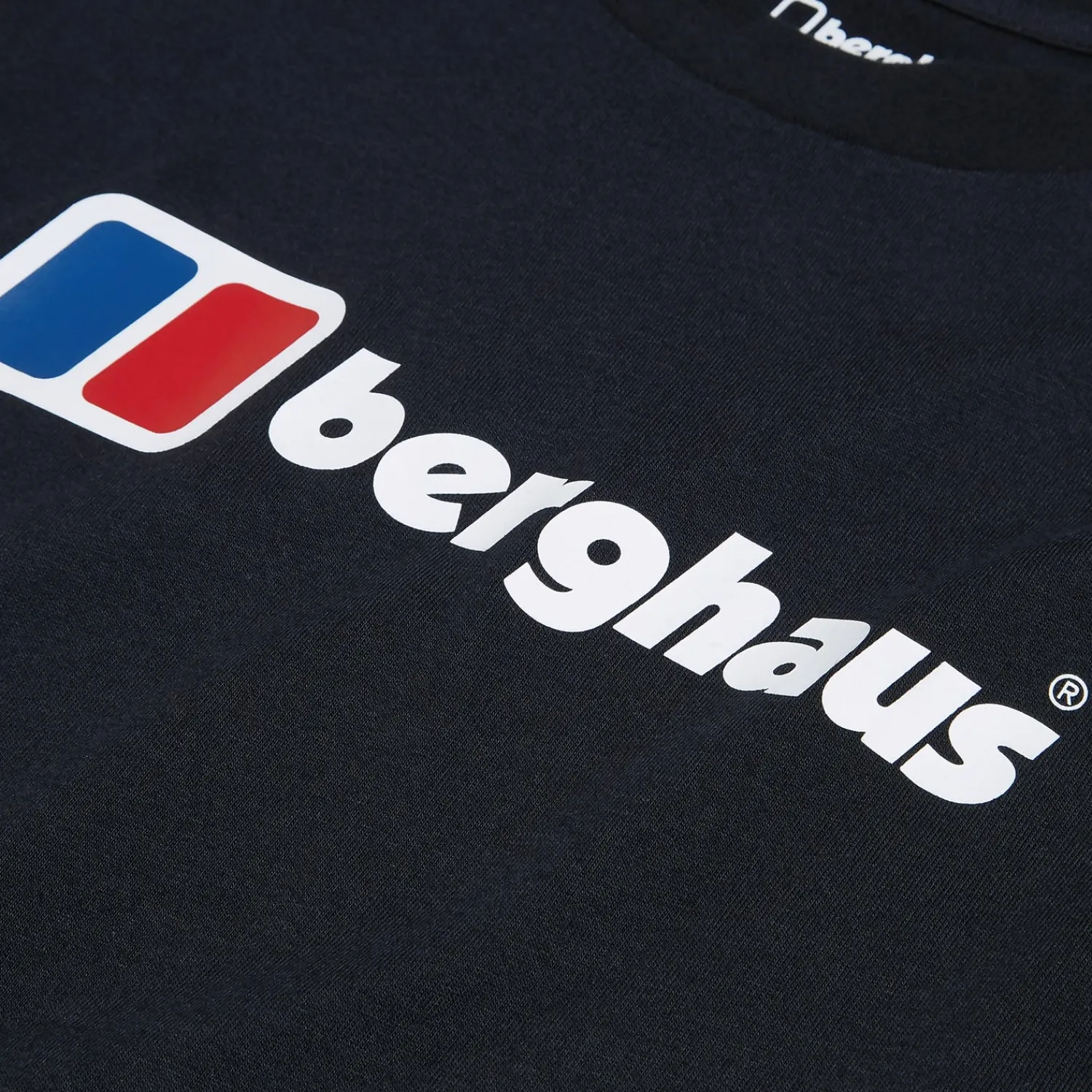 Berghaus Men's Organic Big Classic Logo Tee Black Fashion