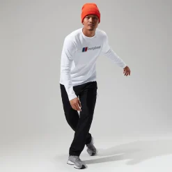 Berghaus Men's Organic Big Logo Long Sleeve Tee White Online