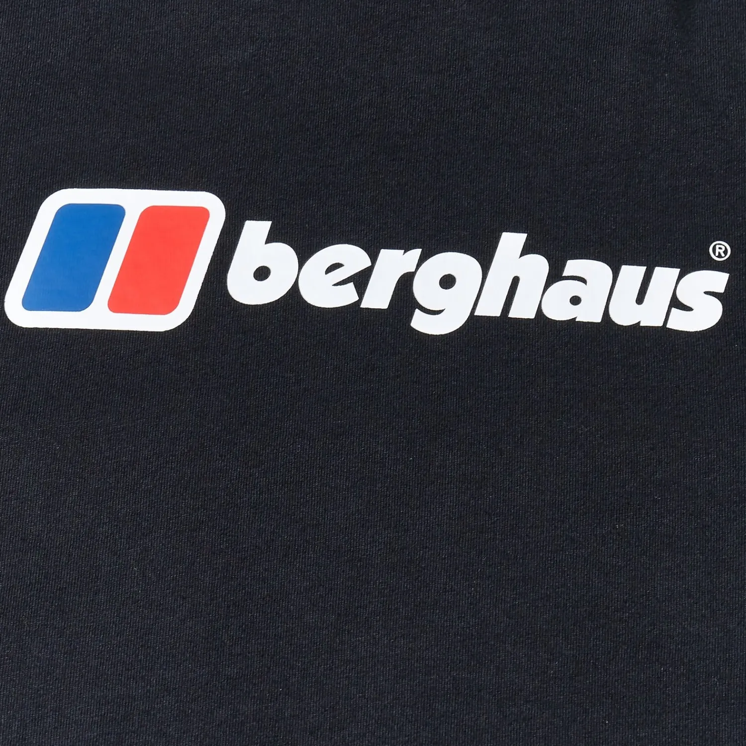 Berghaus Men's Organic Big Logo Long Sleeve Tee Black Online