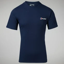 Berghaus Men's Organic Classic Logo Tee Dark Blue Hot