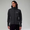 Berghaus Men's Pravitale Mountain 2.0 Hooded Fleece Jacket - Dark Grey/Black Clearance