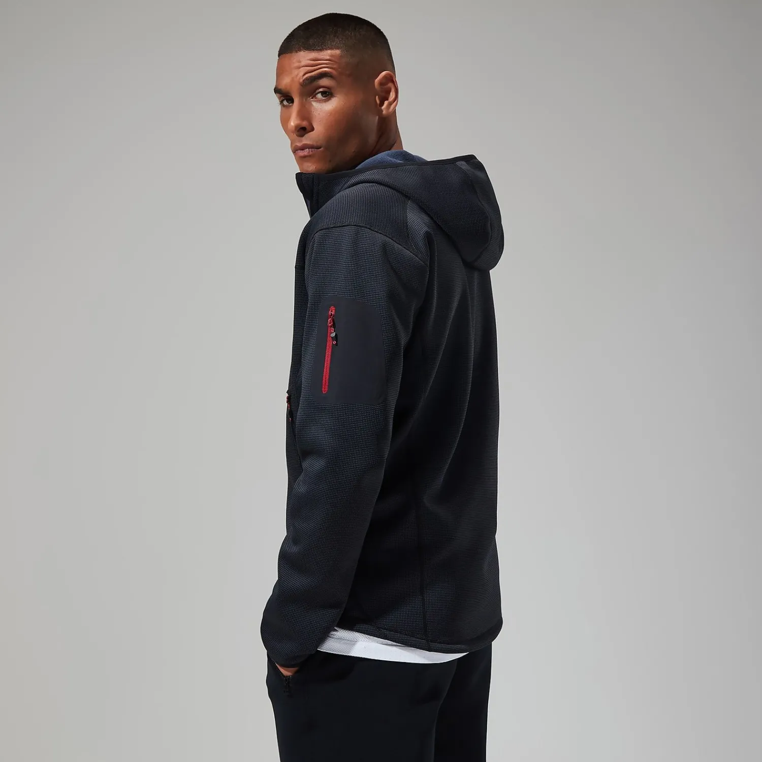 Berghaus Men's Pravitale MTN 2.0 Hooded Jacket - Grey/Black Sale
