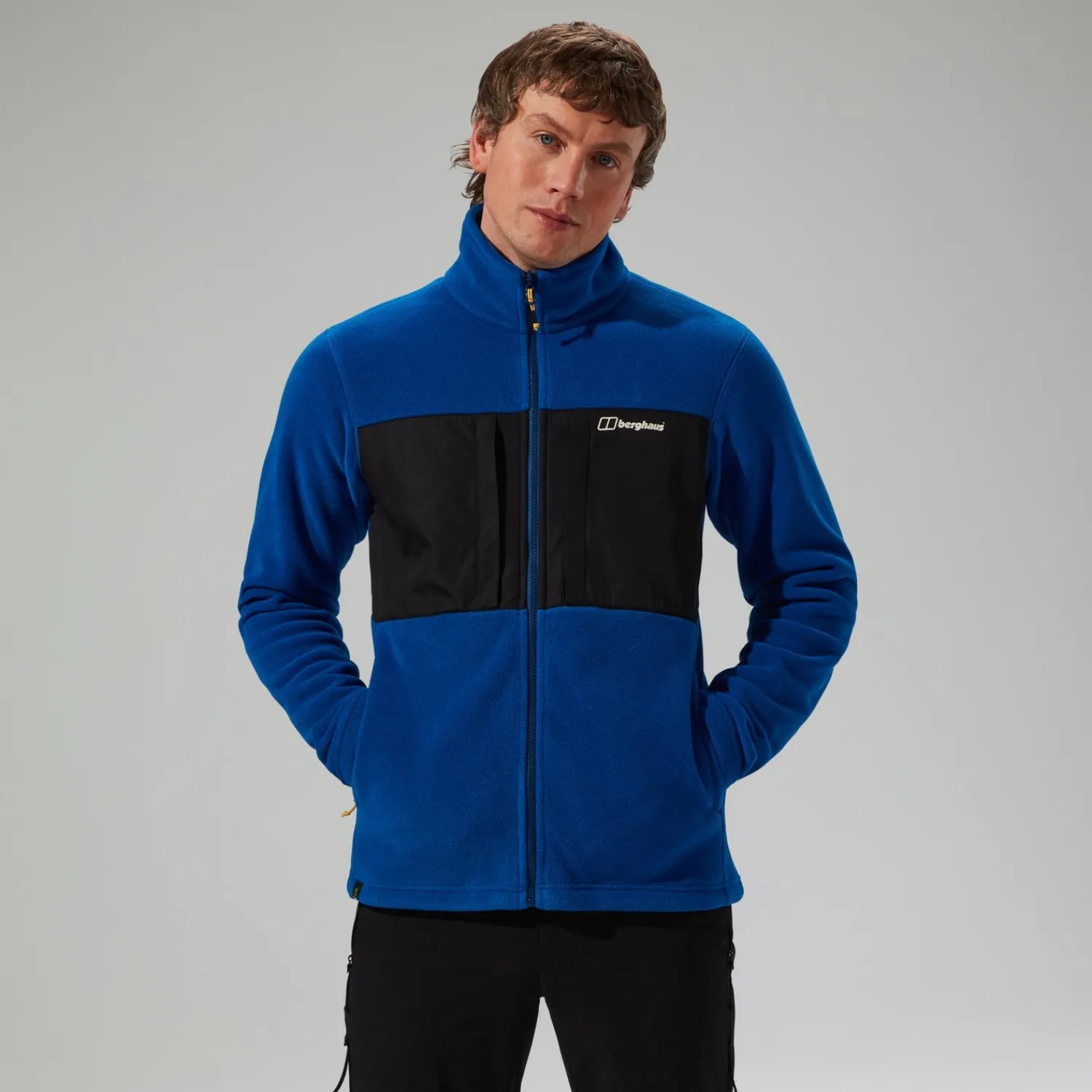 Berghaus Men's Prism Guide InterActive Polartec Fleece Jacket - Blue/Black New