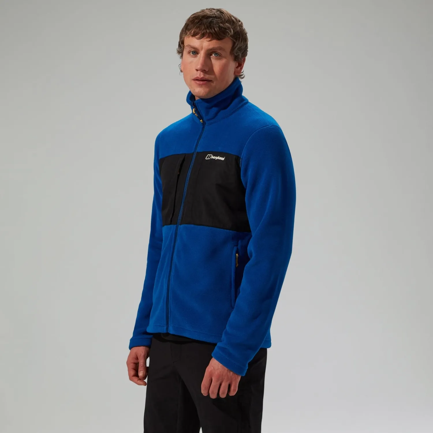 Berghaus Men's Prism Guide InterActive Polartec Fleece Jacket - Blue/Black New